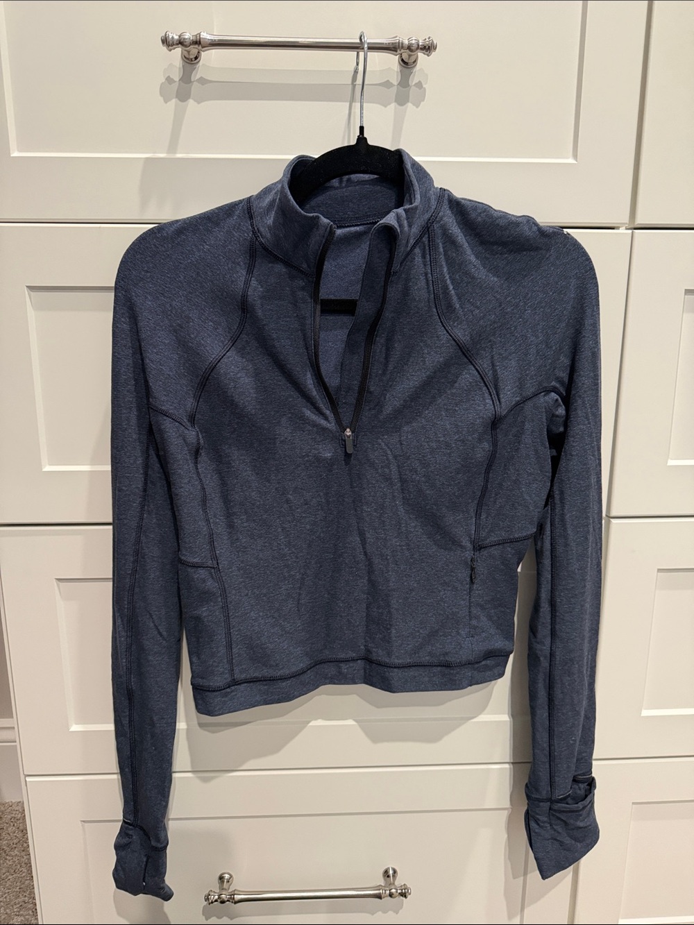 Heather Slate Half-Zip Performance Pullover